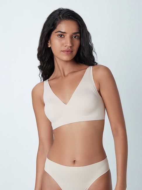 Buy Wunderlove by Westside Beige Non-Padded Non-Wired Bra for Online @ Tata  CLiQ