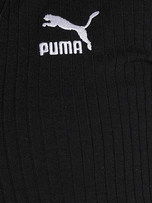 Puma Black Logo Print Shift Dress