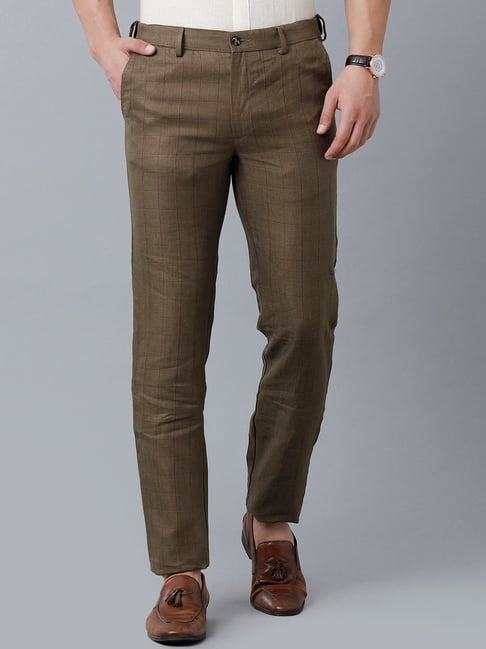 Wrangler Slim Fit Men Brown Trousers  Buy Wrangler Slim Fit Men Brown  Trousers Online at Best Prices in India  Flipkartcom