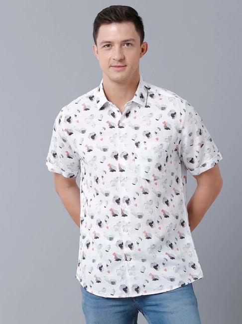 Buy SmileyWorld Multi Regular Fit Printed Shirt for Mens Online @ Tata CLiQ