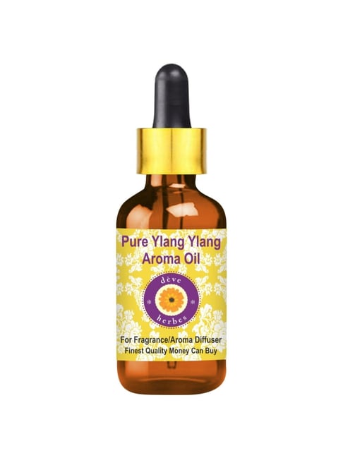 Deve Herbes Pure Ylang Ylang Aroma Oil with Glass Dropper - 100 ml-picture-12