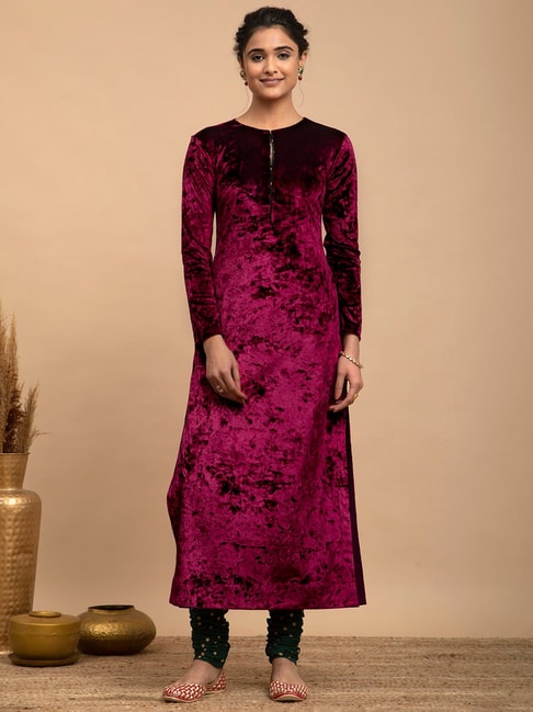 Buy Purple Kurtas  Kurtis for Women by PINK FORT Online  Ajiocom