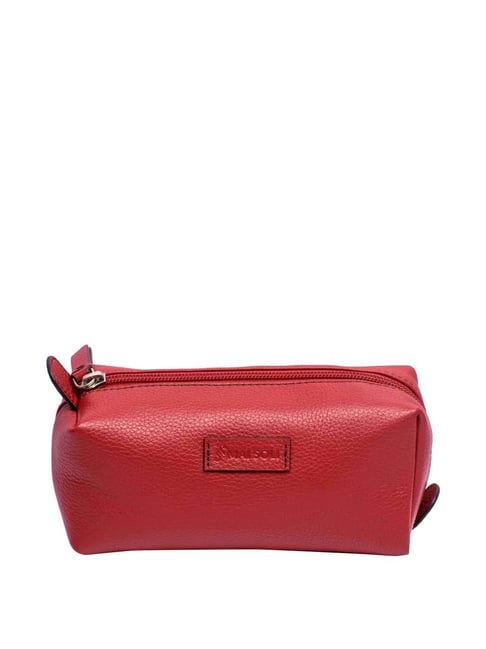 Buy Mai Soli Red Solid Pouch Online At Best Price Tata CLiQ
