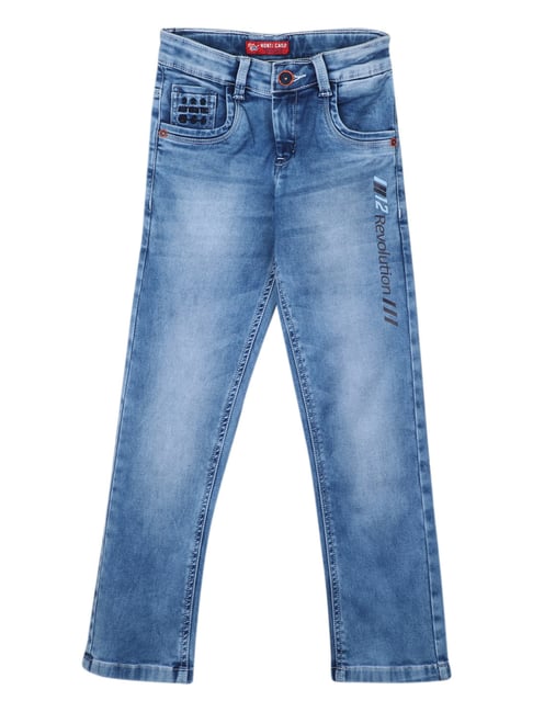 Monte Carlo Kids Blue Solid Jeans