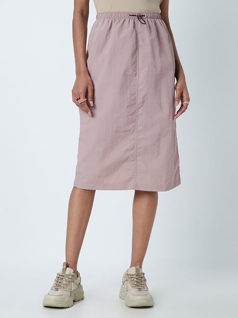 Nuon by Westside Light Mauve Skirt Price in India