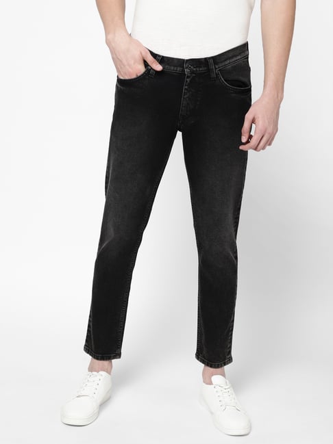 Lee Cloudy Black Cotton Skinny Fit Jeans