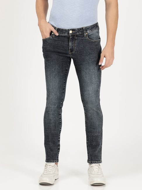 Wrangler Light Indigo Cotton Slim Fit Jeans-image-16