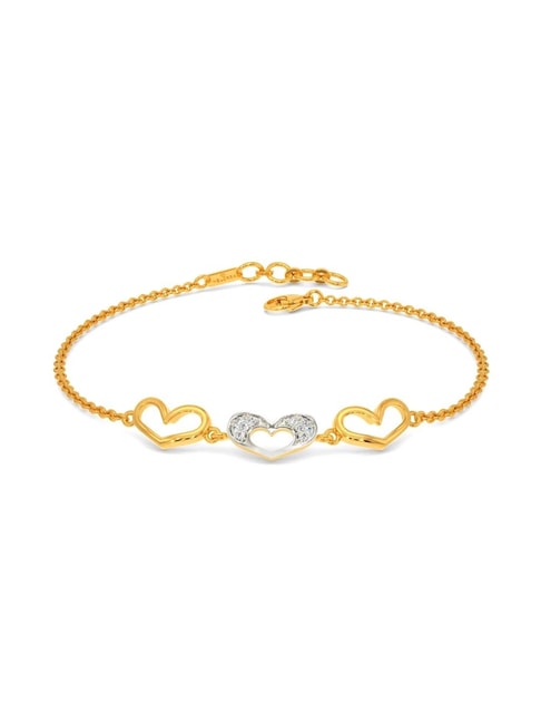 Buy SISGEM Solid 18k Yellow Gold Bead Bracelet for Women Real18 Karat Gold  Jewelry Gifts for Her 23 mm Wide Chain 6577 Inch Online at  desertcartINDIA