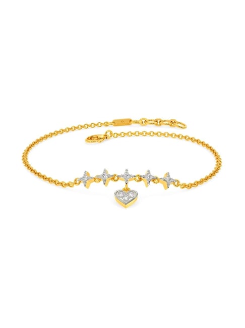 Buy Mevecco Gold Beaded Bracelets14K Gold Plated Handmade Cute Satellite  Round Beads Dainty Chain Bracelet for Women 4mm at Amazonin