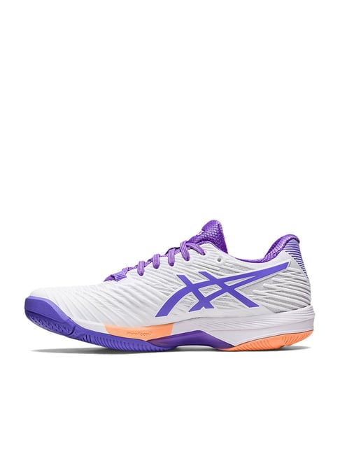 Buy ASICS Gel-Resolution 9 Clay Court Shoe Women White, Lilac online