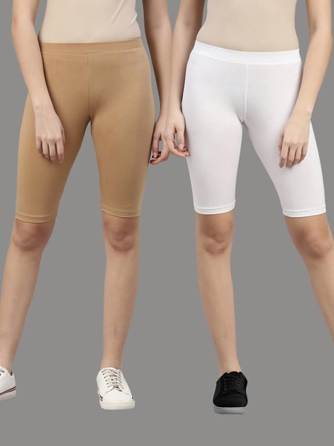 Beige cycling shorts online