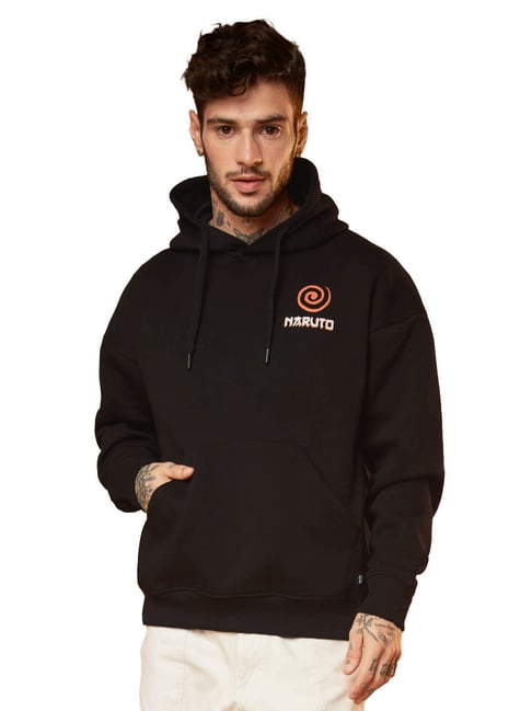 Black Naruto Hoodie Men Buy The Souled Store Black Oversized