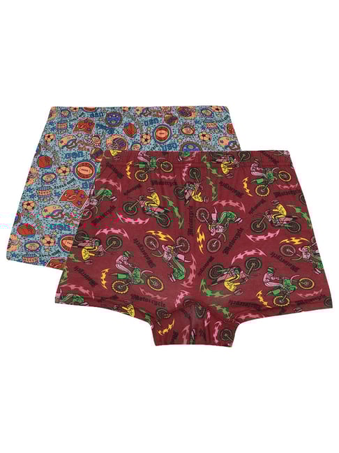 Bodycare Kids Assorted Printed Trunks (Pack Of 2)