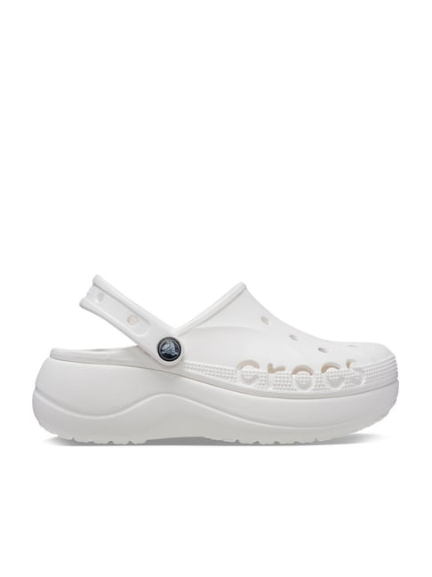 Crocs Women's Baya White Back Strap Clogs-picture-28