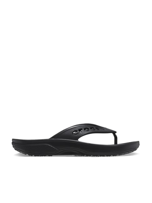 Crocs Men's Baya Black Flip Flops