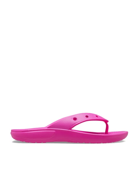 Crocs Men's Classic Pink Flip Flops