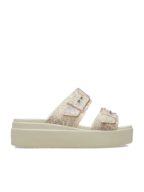 Crocs Women's Brooklyn Vanilla Casual Wedges