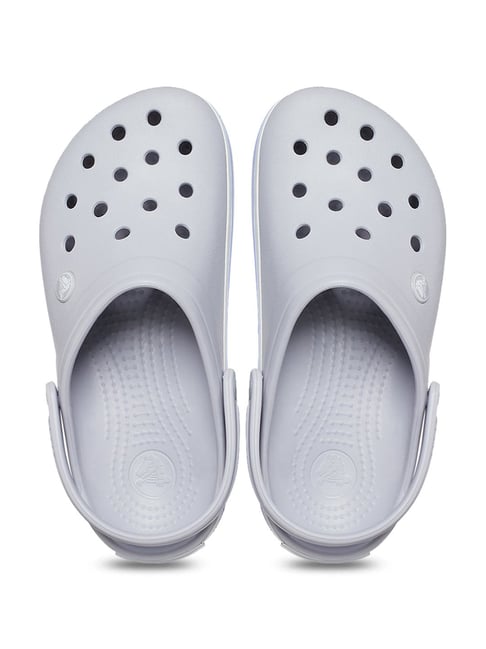 Buy Crocs Men's Crocband Grey Back Strap Clogs for Men at Best