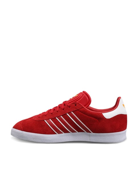 Adidas gazelle red mens size 9 best sale