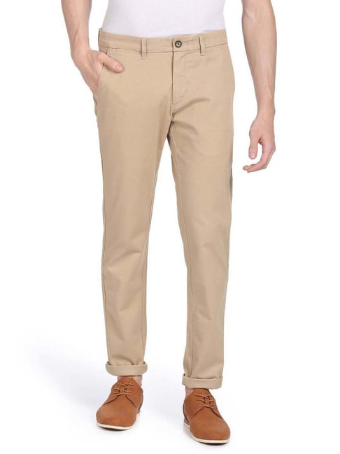 U S Polo Assn U.S. Polo Assn. Khaki Cotton Regular Fit Chinos