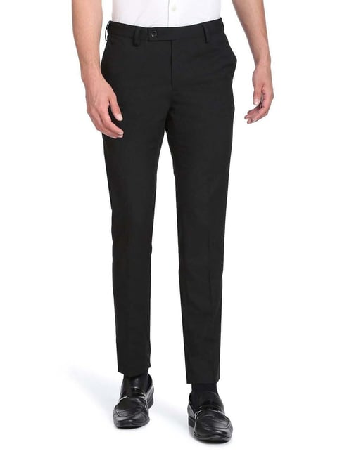 Buy ARROW SPORT Natural Solid Cotton Slim Fit Men's Casual Trousers |  Shoppers Stop