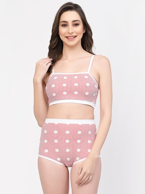 Cukoo Pink Printed Swimwear