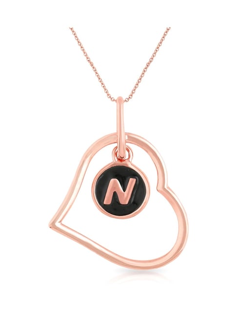 Buy Mia by Tanishq Letter N 14k Gold Pendant without Chain Online At Best  Price @ Tata CLiQ
