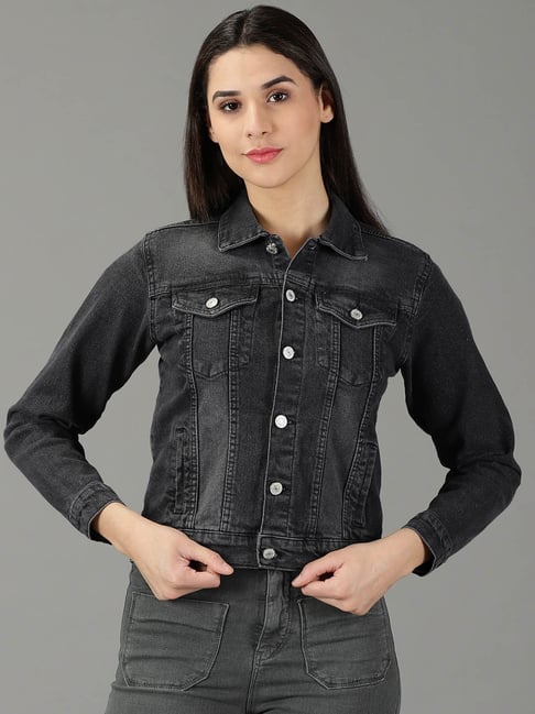 Buy Tokyo Talkies Light Grey Denim Jacket for Women Online at Rs.863 - Ketch