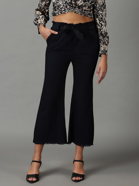 High waist trousers brown- women - ACNE STUDIOS - divincenzoboutique.com