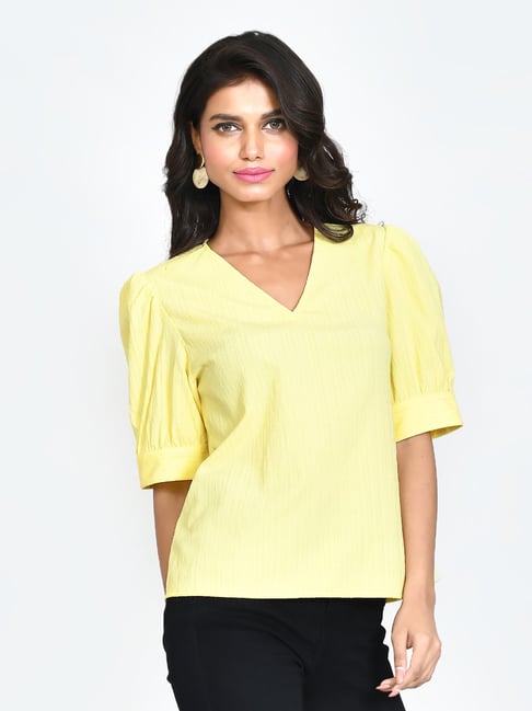 zink london yellow top