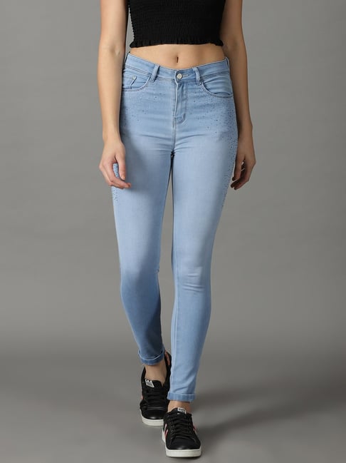 Light blue deals jeans hollister