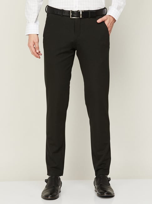 $240 Tommy Hilfiger 38w 32l Mens Beige Modern Fit Flat Solid Suit Trousers  Pants | eBay