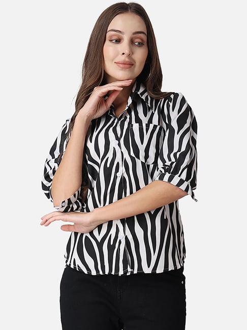 Cation White Printed Shirt-picture-45