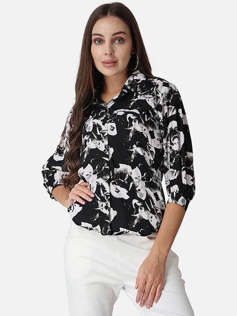 Cation Black Printed Shirt-picture-24