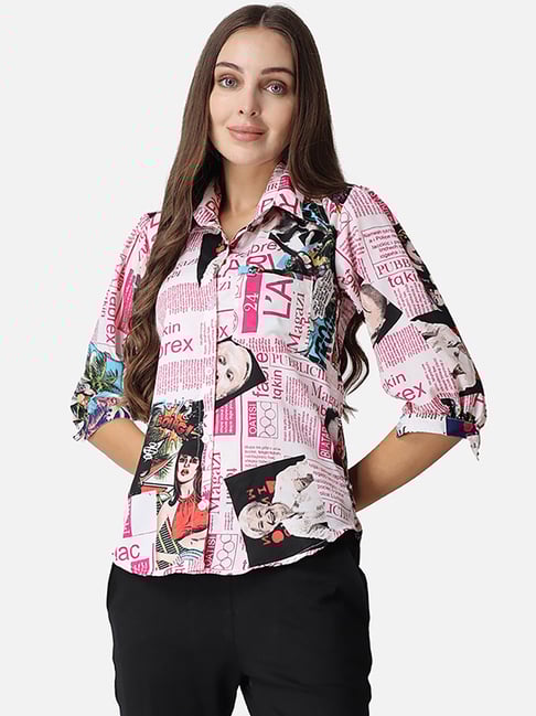 Cation White Printed Shirt-picture-40
