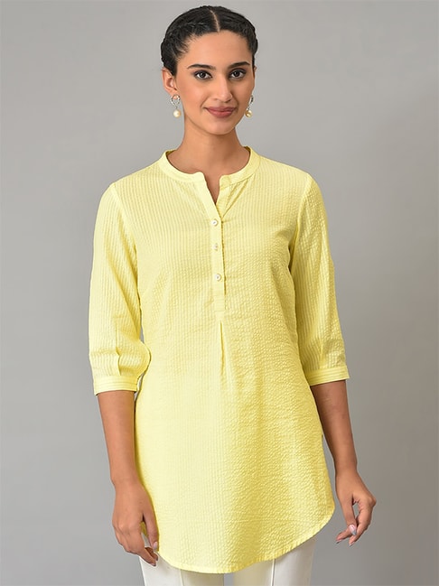 Mustard Yellow Color Warm Woolen Kurti for Women SANMYWK001  wwwsoosico in