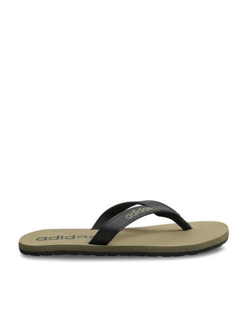 Adidas Men's EEZAY Black Flip Flops