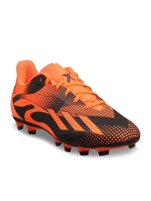 Orange store football cleats