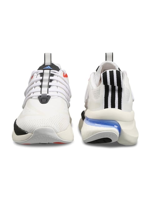 Adidas Men's AlphaBoost V1 White Running Shoes