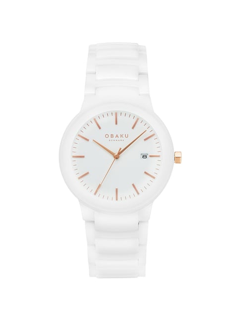 OBAKU V280LDWWCW Pil Lille Milk Analog Watch for Women - Main Image