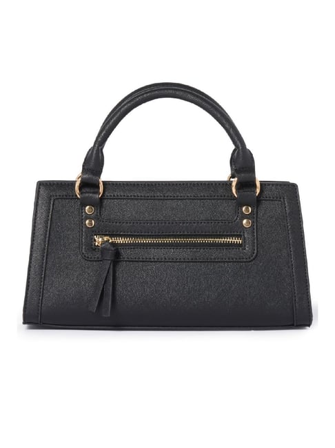 Dooney & Bourke genuine black leather structured satchel | Leather satchel  handbags, Brown leather satchel, Dooney