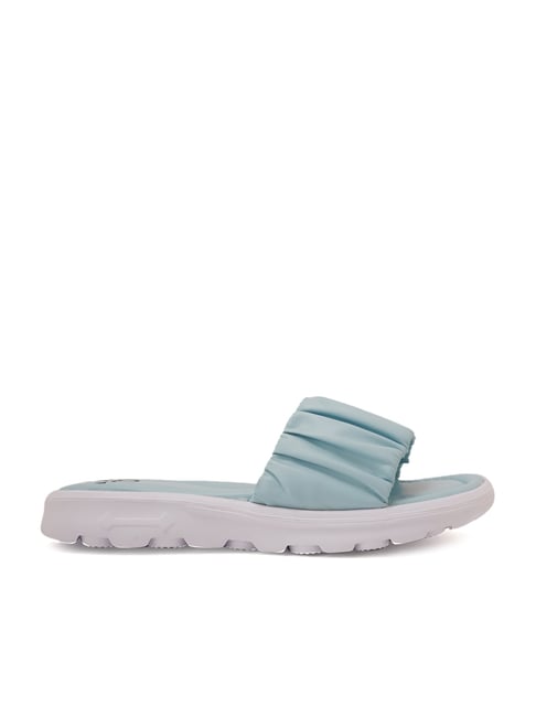 Carlton London Women's Sky Blue Casual Sandals