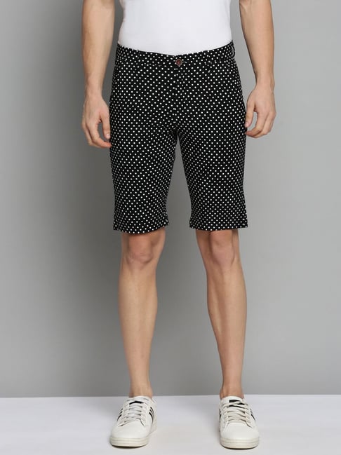 showoffff SHOW OFF Black Cotton Regular Fit Printed Shorts-picture-24