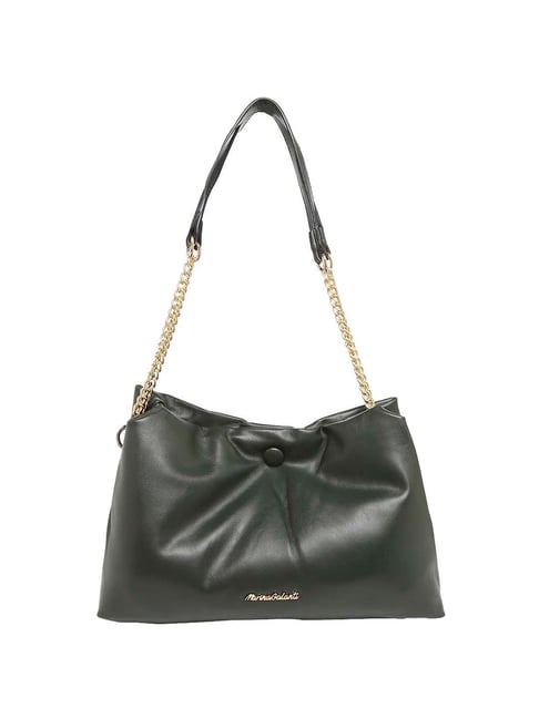 Marina Galanti Green Solid Medium Shoulder Bag