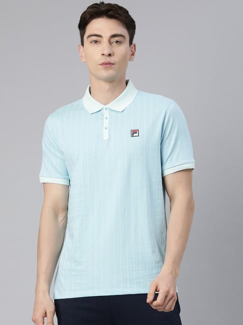 Fila striped clearance polo