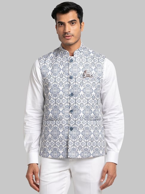 Raymond Sleeveless Printed Men Nehru Jacket - Buy Raymond Sleeveless  Printed Men Nehru Jacket Online at Best Prices in India | Flipkart.com