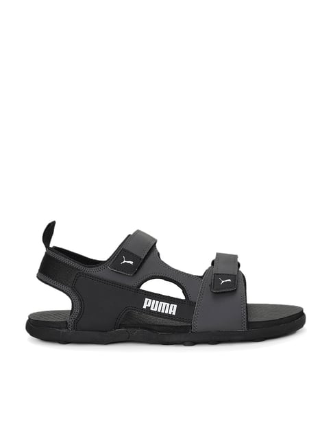 Puma Men's Outstretch V2 Black Floater Sandals