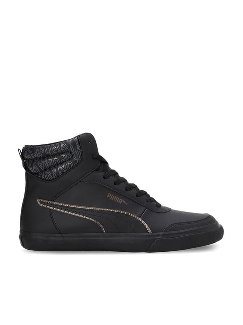 Buy Puma Men's Rock Black Ankle High Sneakers for Men at Best Price ...