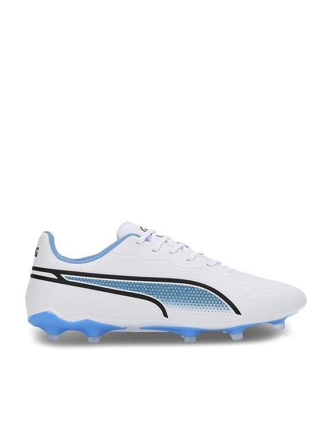 Puma Men's KING MATCH White Football Shoes