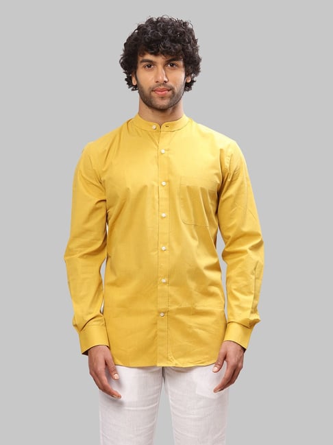 Raymond yellow sale shirt